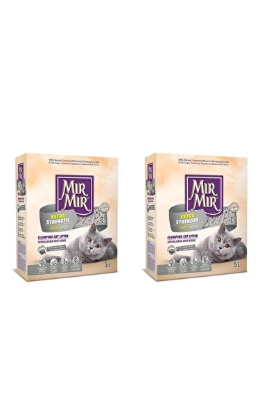 Mır Mır Aktif Karbonlu Bentonit Kedi Kumu 5 L X 2 Adet