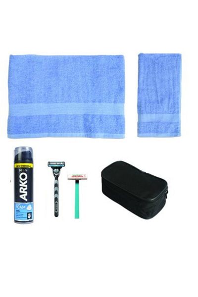 SINGLE SWORD 6 Piece Novice-bed Luxury Bath and Shaving Army Set