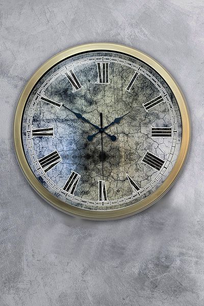 Kasva Concept Cadou 40 Cm Ceas de Perete Vintage Metal Vintage