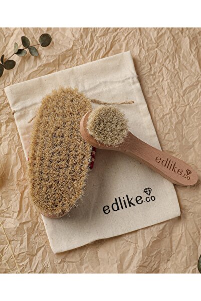 EDLIKE Vücut Ve Yüz At Kılı Fırça Seti