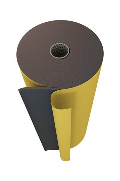 Ses 6mm - 50cmx100cm (0,5M2) Kendinden Yapışkanlı Karavan Oto Araç Motor Kauçuk Yalıtım Malzeme