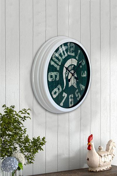 Kasva Concept Gift 40 cm White Metal Byzantine Wall Clock