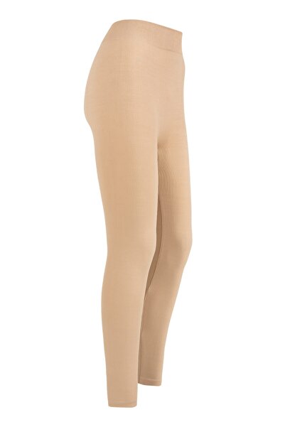 AQUELLA Καλσόν Ripli χωρίς ραφές Camel