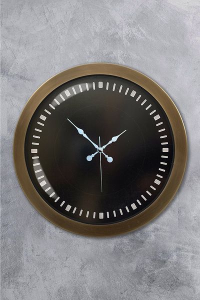 Kasva Concept Cadou 36 Cm Metal Număr de Ceas de Perete