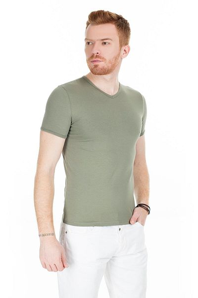 Cazador Μονόχρωμο Lycra Ανδρικό T-Shirt Jazz 4619
