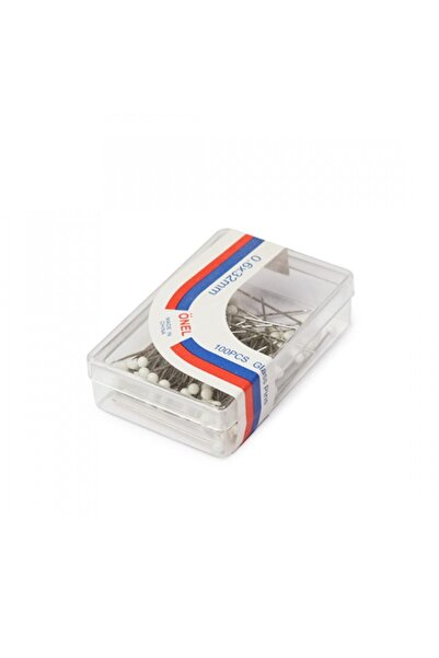 Prestij Boncuk Aren White Bead Head Needle 1 Cutie - 100 buc