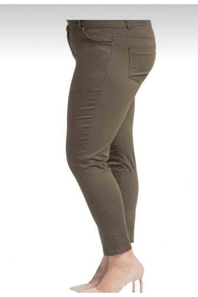 RMG Kadın   Büyük Beden Pamuklu Pantolon 1251