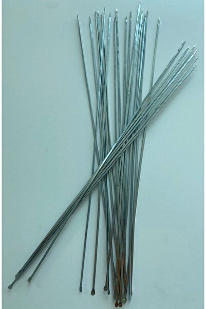 mobilreyon - 40 Adet Ciğer Şişi , Galvanizli Mangal Ciğer Şiş ( Boy:55 Cm,kal...