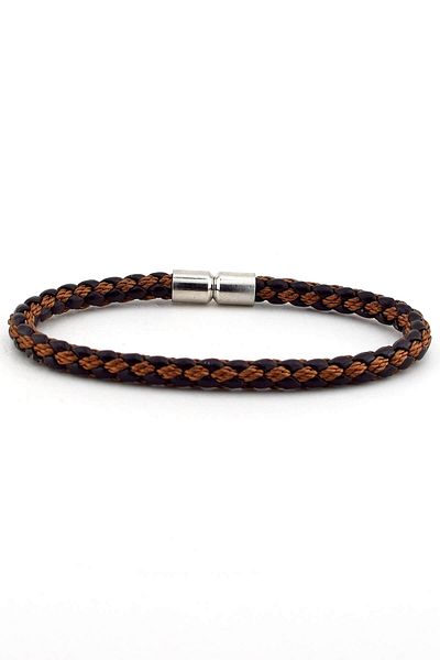 Solfera Men's Special Design Leather Bracelet with Magnet BT039