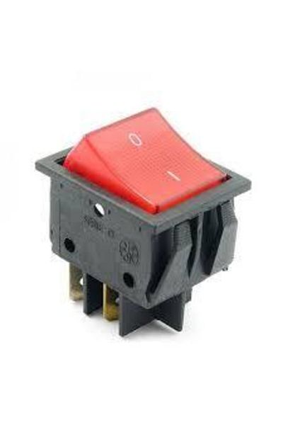 S-Line Red Switch Button Illuminated Large Size 4pin