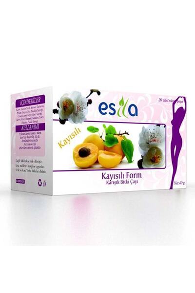 ESİLA شاي المشمش 20 قطعة