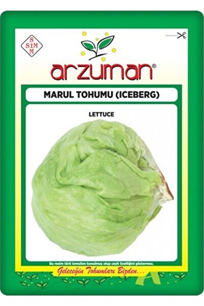 Arzuman Iceberg Marul Tohumu (5 Gr) Göbekli Marul