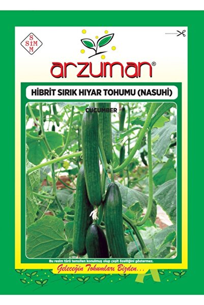 Arzuman Hibrit Sırık Salatalık Tohumu (10 Adet) Nasuhi