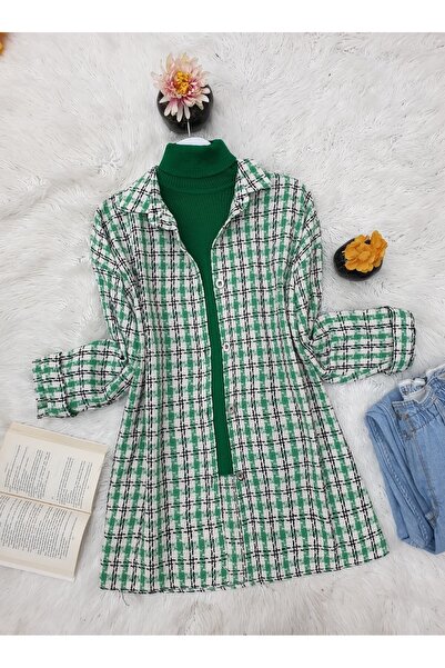 Modamorfo Fém gombos hasított Chanel ing