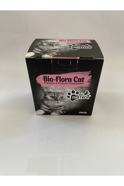 ZooTech Bio-flora Cat Prebiotic & Probiotic 20 Adet * 2 G Toz