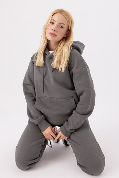 gothamvibes Hanorac de damă Stay oversize, antracit