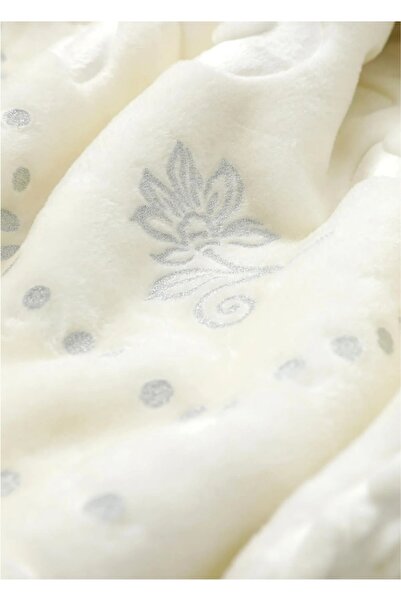 Merinos Κουβέρτα διπλής θέσης Pırıltı Ασημένια Κεντημένη-220x240