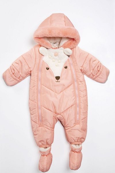 PODIUM GYM New Trend Foiled Special Series Welsoft Cosmonaut-Jumpsuit with Deer Figure, Removable Gloves and Booties