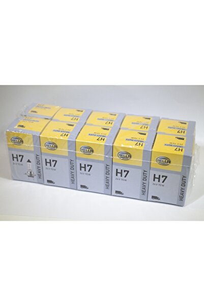 Hella Tır Ve Kamyon Için 24 Volt H7 Far Ampulü 10 Adet