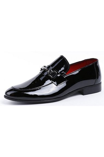 Pierre Cardin 120089 Μαύρα λουστρίνια ανδρικά παπούτσια Neolite Sole