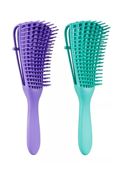 TUSHBA Ρυθμιζόμενη βούρτσα μαλλιών πράσινη, βούρτσα μαλλιών Octopus Detanglin...