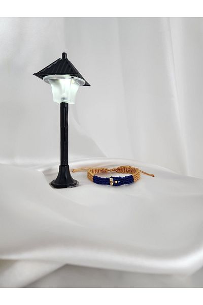 Eva Takı Double Knot Cord Model Friend Rope Knitted Macrame Handmade Woven Bracelet
