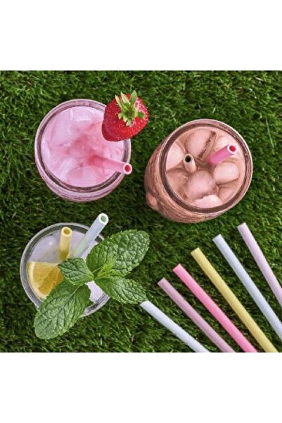 Genel Markalar Misket Limon (lime) Aromalı Yenilebilir Pipet - 10 Adet