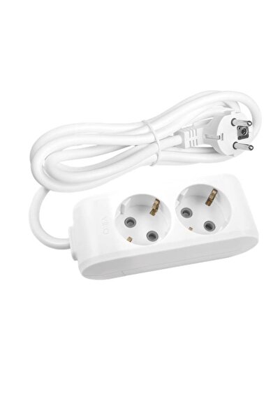 VİKO 90113203   - طقم مكون من 3 مقابس مزدوجة مؤرضة