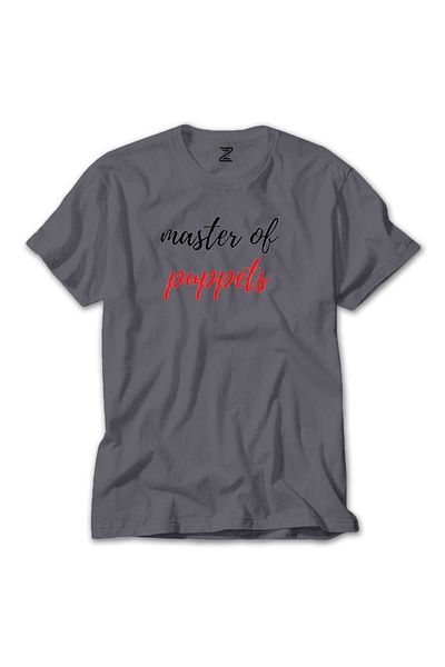 Z zepplin Γκρι T-Shirt Metallica Master Of Puppets