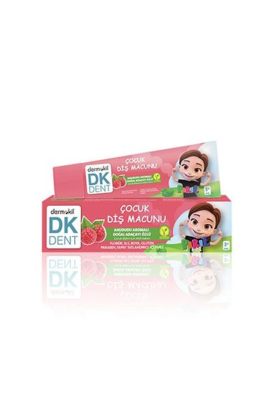 Dermokil Vegan Pırıl Raspberry Flavor Fluoride-Free Children's Toothpaste 50 Ml