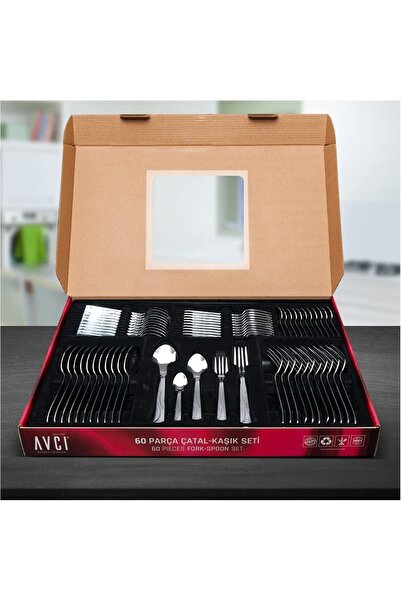Avcı Moonlight 60 Piece Cutlery Set