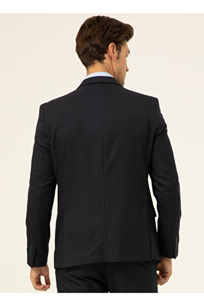 SÜVARİ Normal Bel Slim Fit Lacivert Erkek Takım Elbise Tk1020200159
