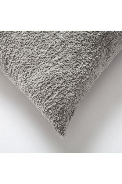 Fineroom Living "Cosy" - Pernă cu pene texturată din piele de oaie 50x50 (pernă interioară inclusă)