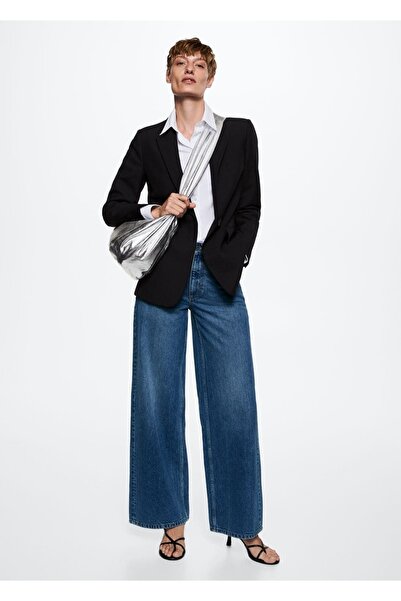 MANGO Woman Wide Leg Orta Belli Jean