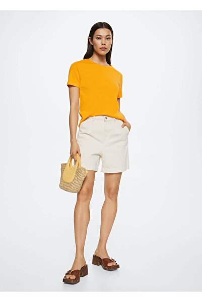 MANGO Woman T-Shirt από 100% βαμβάκι