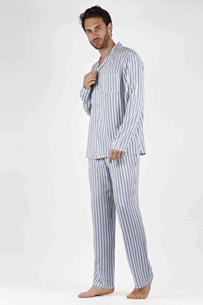 AYYILDIZ 56576 Erkek Mavi Pijama Takımı