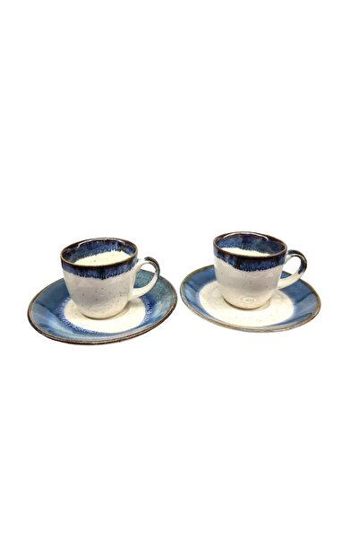 Matar Endüstriyel Mutfak Ekipmanları Porselen 2 Li Türk Kahve Fincan Takımı