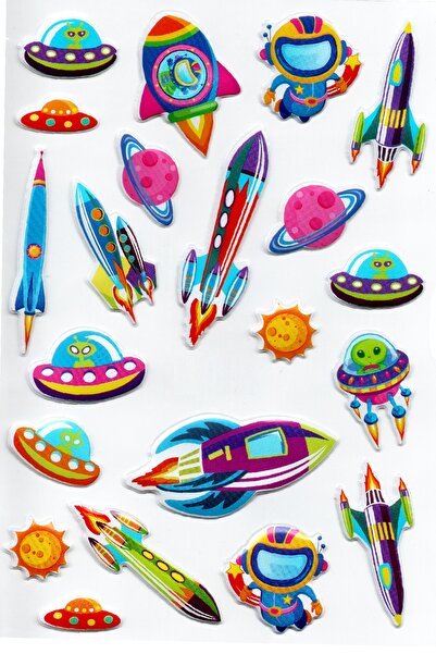 Limmy Caiet autocolant cu autocolant format A4 în relief, autocolant planific...