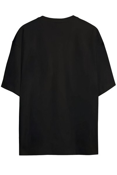 MELADYAN Hide From Reality Black - White Oversize T-shirt