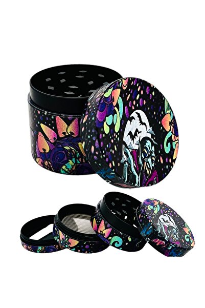 EFOTECH 3d 40mm 4 Katlı Grinder Herbal Baharat Öğütücü Parçalayıcı Paslanmaz ...