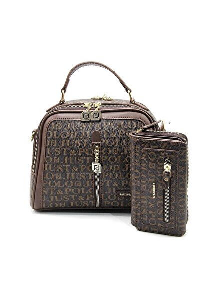 Just Polo Women's Hand and Shoulder Bag with Adjustable Strap 2057mh