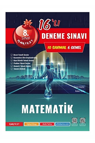 Nartest Yayınevi 8. Sınıf Mod 16 Lı Matematik Deneme