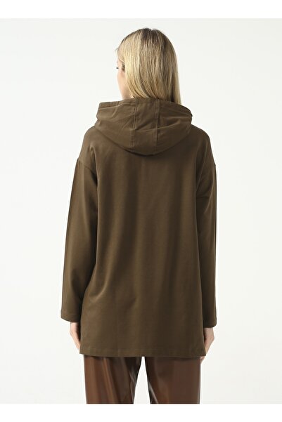 U.S. Polo Assn. Kapucnis galléros sima mustáros női pulóver Gusto