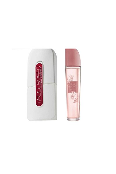 AVON Full Speed Supersonic Edt 75 Ml Erkek Parfümü Ve Pur Blanca Essence Kadı...