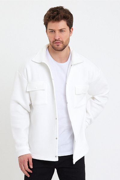 Quik-max White Oversize Shirt - Three Thread