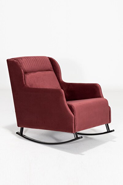 SANDALİE Mona Sallanır Berjer Tv Koltuğu Dinlenme Koltuğu - Bordo