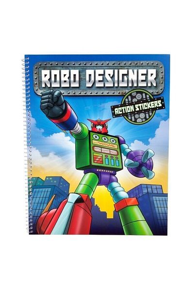 Top Model 1960 Model Robot Coloring Book