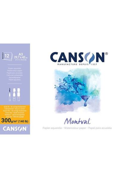 Canson Montval A3 Sulu Boya Blok - 200807320