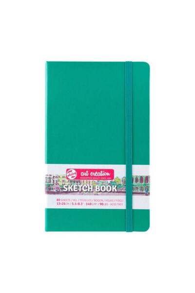 Talens Βιβλία Σκίτσων Τέχνης Σκίτσο 140 γρ. 13 X 21 Πράσινο