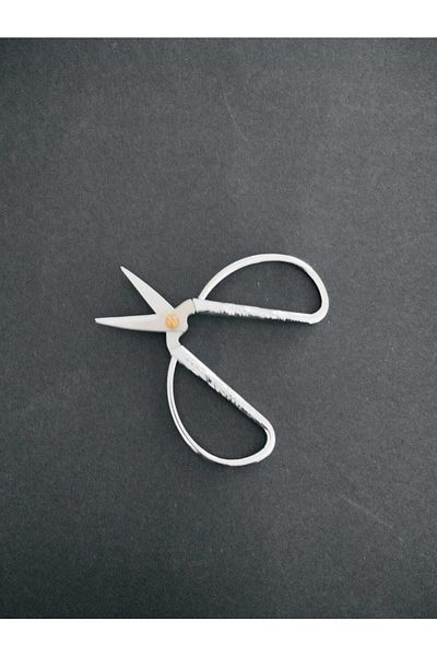 LİLYHOBBYLAND Vintage Mini Sewing Embroidery Promise Engagement Scissors Silver 8x5cm